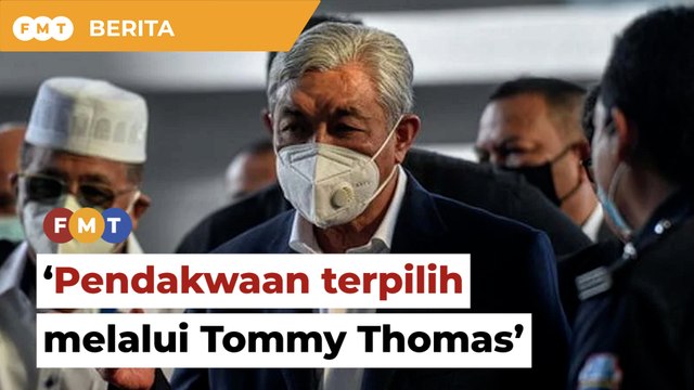 PH buat pendakwaan terpilih melalui bekas peguam negara Thomas, kata Zahid