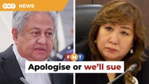 Zaid, partners to sue Bar president for defamation unless apology tendered