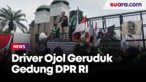 Ratusan Pengemudi Ojol Geruduk Gedung DPR RI Tuntut Kesejahteraan