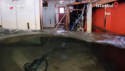 İstanbul’un hayalet gemisi görüntülendi