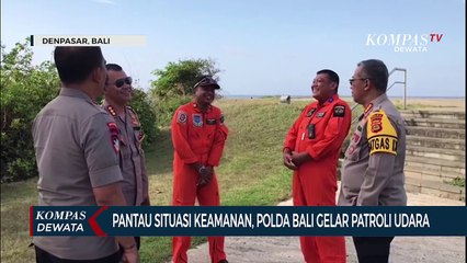 Polda Bali Gelar Patroli Udara Jelang G-20