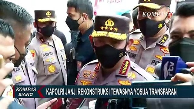 Rekontruksi Kasus Brigadir J Besok, Kapolri Janji Akan Transparansi Rekontruksi Pembunuhan Yosua!