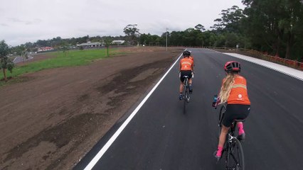 Unanderra's new cycle track - August 2022 - Illawarra Mercury