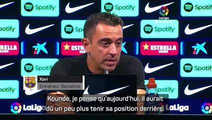 3e j. - Xavi heureux de la première de Kounde : "Un très bon défenseur"