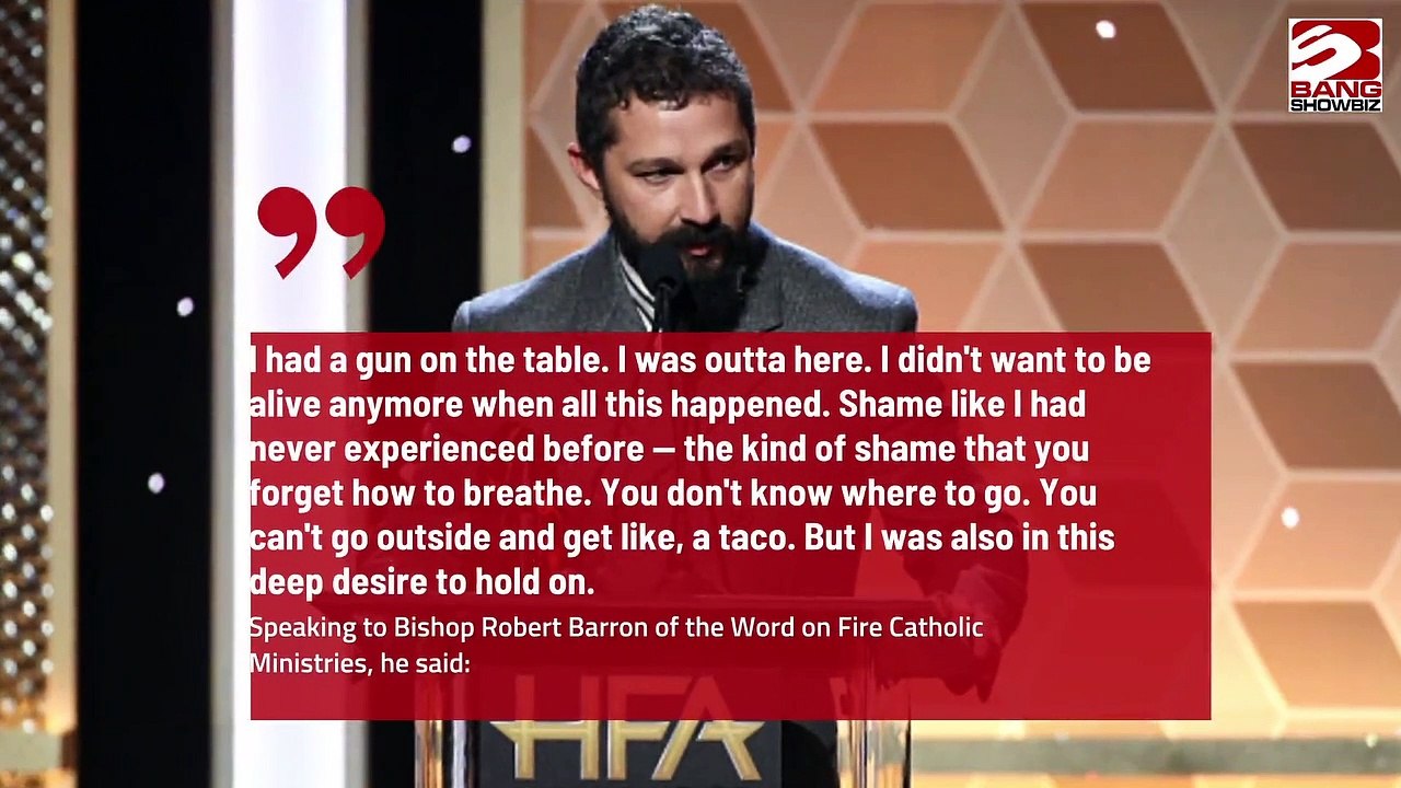 Shia La Beouf Was Suicidal Before Finding Faith