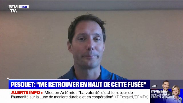 Me retrouver en haut de cette fusée, ce serait magique : Thomas Pesquet rêve de faire partie du prochain voyage sur la Lune