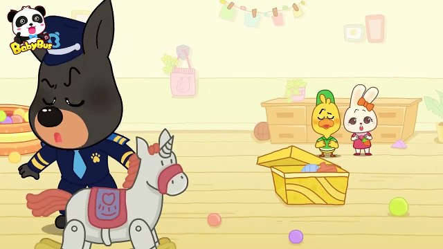 Baby was Taken by A Monster Play Safe Kids Cartoon Sheriff Labrador BabyBus