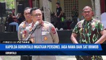 Kunjungi Mako Brimob, Kapolda Gorontalo Berikan Arahan Ke Personel Satuan Brimob Polda Gorontalo