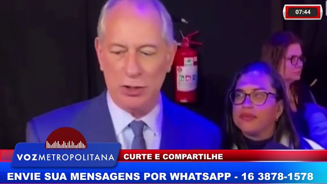 REPÓRTER PERGUNTA QUEM FOI PIOR NO DEBATE ENTRE LULA E BOLSONATO, E CIRO GOMES RESPONDE SE VALE MORRER