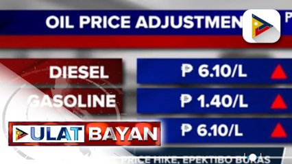 Big-time oil price hike, epektibo bukas