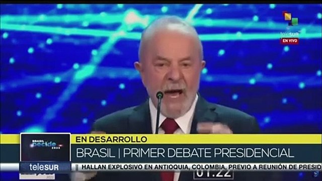 Lula da Silva: Tal vez usted no lo vio, pero el pueblo sí vio cómo el país mejoró con mi gobierno