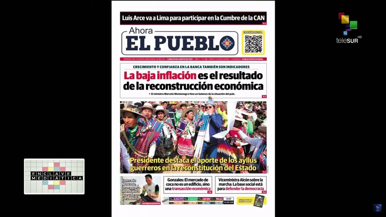 En Clave Mediática 29-08: Argentina: Diputados del Frente de Todos condenan violencia política contra manifestantes