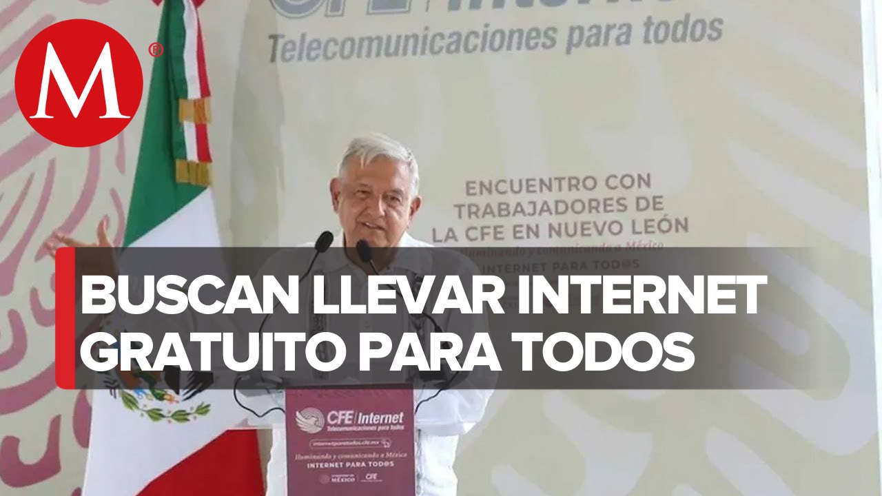 AMLO lanza el programa Internet para Todos en visita a Nuevo León