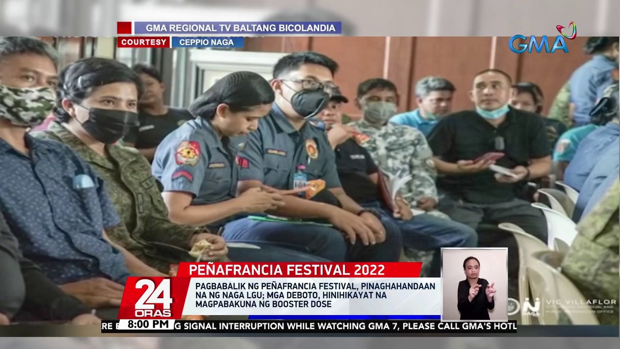 Pagbabalik ng Peñafrancia Festival, pinaghahandaan na ng Naga LGU; mga deboto, hinihikayat na magpabakuna ng booster dose | 24 Oras