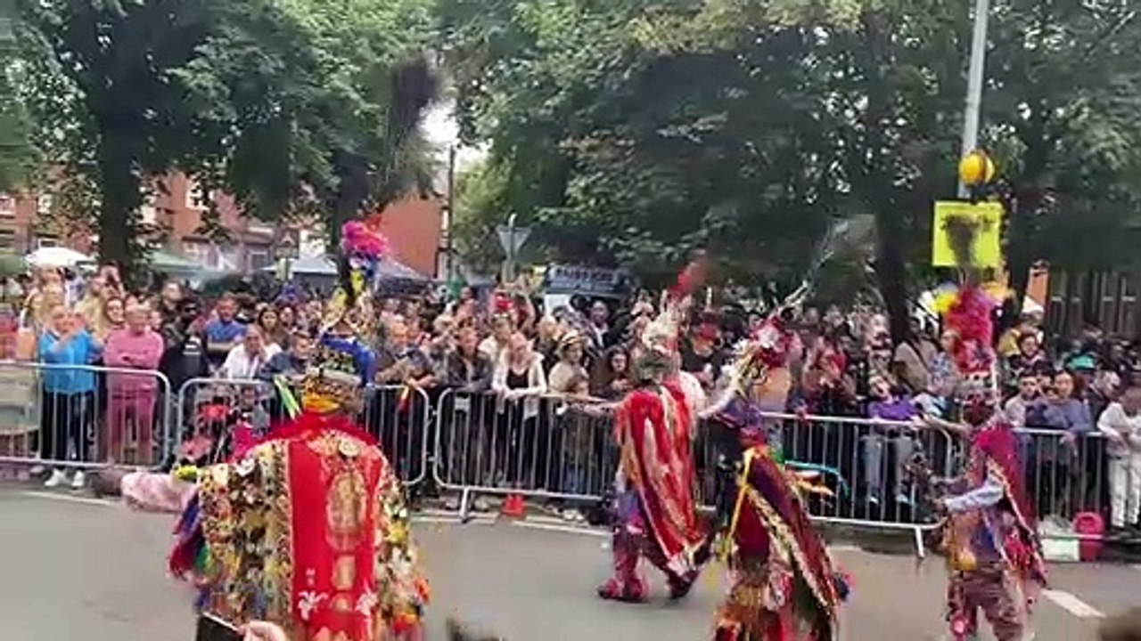 Leeds West Indian Carnival 2022: Drummers get the parade started