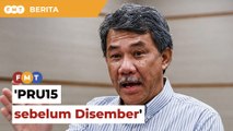 PRU15 sebelum Disember, PM beri komitmen bukan tahun depan, kata Tok Mat