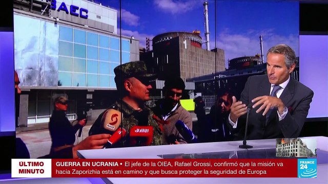 Misión de la OIEA rumbo a la planta nuclear de Zaporizhia, Ucrania, para evaluar daños