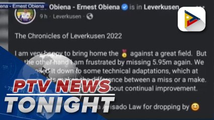 Obiena shares mixed emotions over gold medal win in Germany