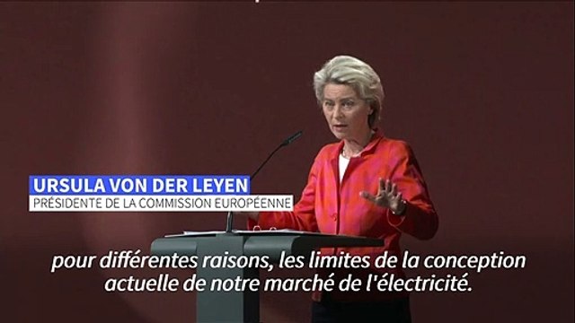 L'UE prépare une réforme structurelle du marché de l'électricité (von der Leyen)