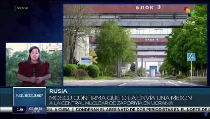 Rusia confirma que la AIEA envía misión a central nuclear de Zaporiyia
