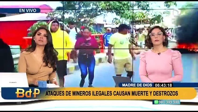 Tras ataque a policías: mineros ilegales dan tregua hasta el 1 de setiembre