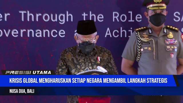 Wakil Presiden Berikan Sambutan Pada Pembukaan Supreme Audit Institutions 20