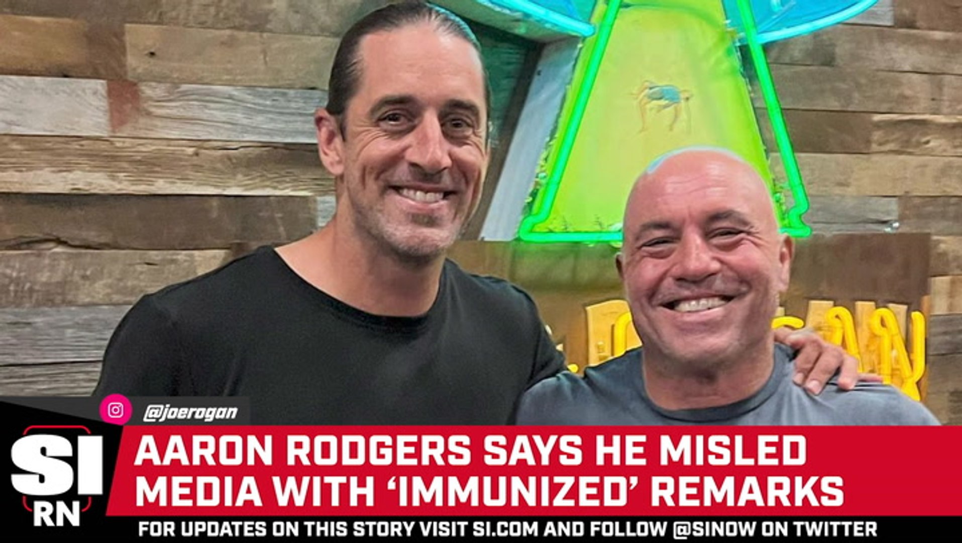 Aaron Rodgers Reveals He Misled Media With 'Immunized' Remarks - video  Dailymotion