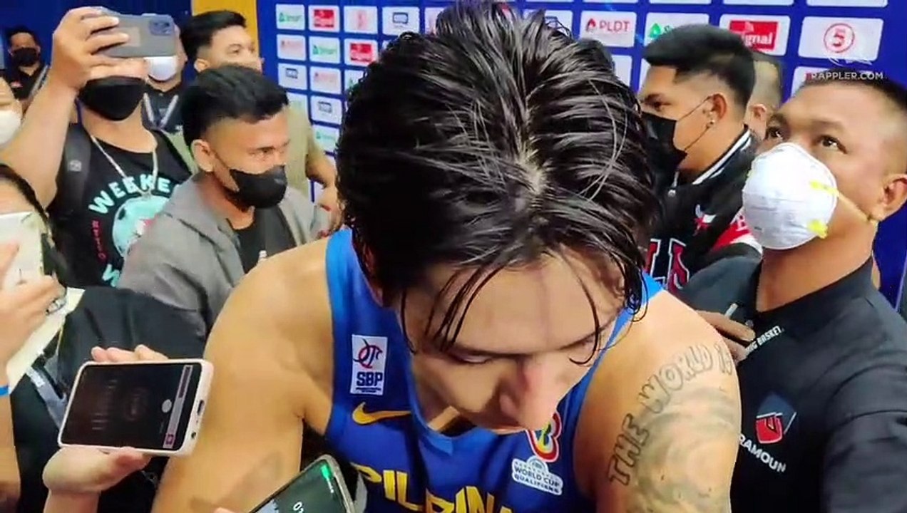 Dwight Ramos on fans booing Gilas Pilipinas coach Chot Reyes