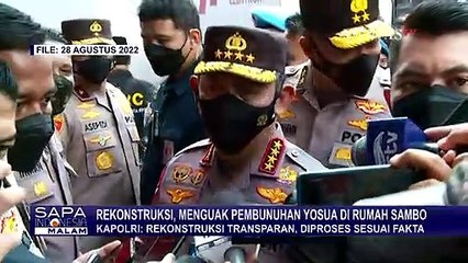 Rekonstruksi untuk Menguak Skenario dan Peran 5 Tersangka di Pembunuhan Brigadir J