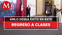 AMLO y SEP celebran regreso a clases presenciales: “estamos muy contentos”