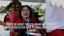 Ponto de Apoio: projeto voluntário promove passeio ciclístico para pessoas com deficiência e idosos