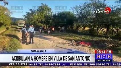 De varios impactos de bala acribillan a una persona en la Villa de San Antonio