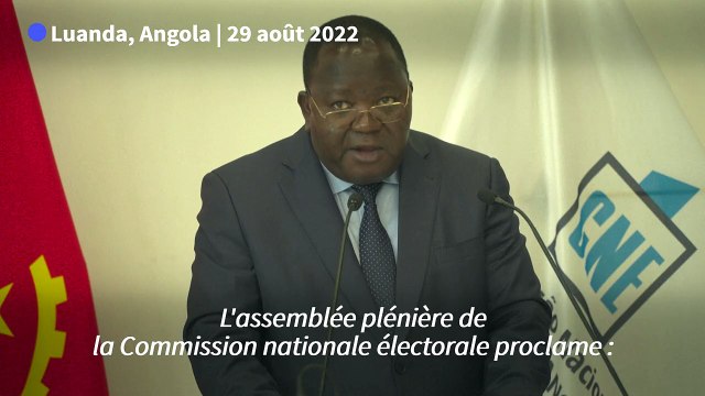 Joao Lourenço remporte les élections en Angola, selon la Commission nationale électorale