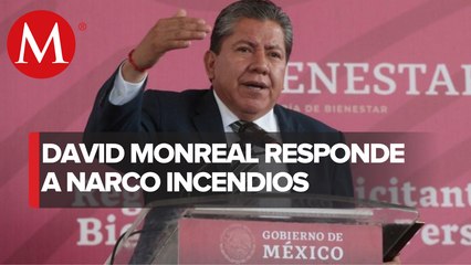 "Solo tratan de intimidar a la sociedad" David Monreal tras ataques en Zacatecas