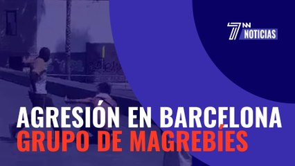 Brutal agresión de un grupo de magrebíes a plena luz del día en Barcelona