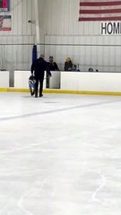 Coach hilariously carries kid with temper tantrum off the ice