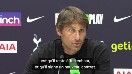 Tottenham - Conte veut que Kane renouvelle son contrat