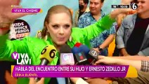 Erika Buenfil relata cómo fue el encuentro de su hijo y su papá