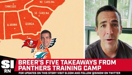 Скачать видео: The Breer Report: Carolina Panthers Training Camp Takeaways