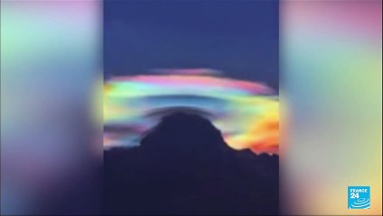 ¿De qué se trata el fenómeno meteorológico de nube arcoíris que se observó en Haikou, China?