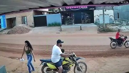 Dad Instincts Save Baby From Motorcycle Crash