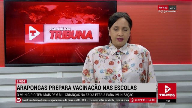 Poliomielite: Arapongas prepara vacinação nas escolas