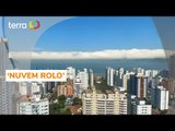 Passagem de nuvem gigante por SP e RJ impressiona moradores