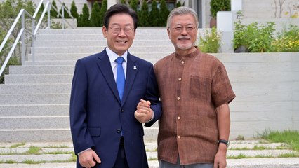 이재명 만난 文 "친명·친문 같아...99% 지지 공유" / YTN