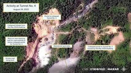 "北 풍계리 핵실험장 홍수 피해...4번 갱도 공사 중단" / YTN