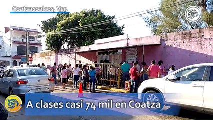 `Una nueva era en la educación'; a clases 73 mil 600 alumnos en Coatzacoalcos
