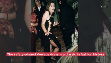 Sexy Safety Pin Dress: Ashley Graham Does A Liz Hurley