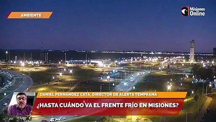 ¿Hasta cuándo va el frente frío en Misiones?