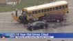 13-Year-Old Allegedly Causes 4-Car Crash Involving School Bus After Taking Parents' Car Out