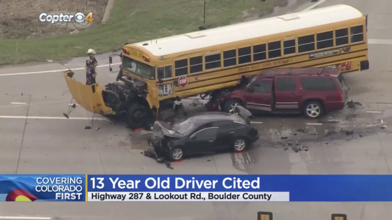 13-Year-Old Allegedly Causes 4-Car Crash Involv...